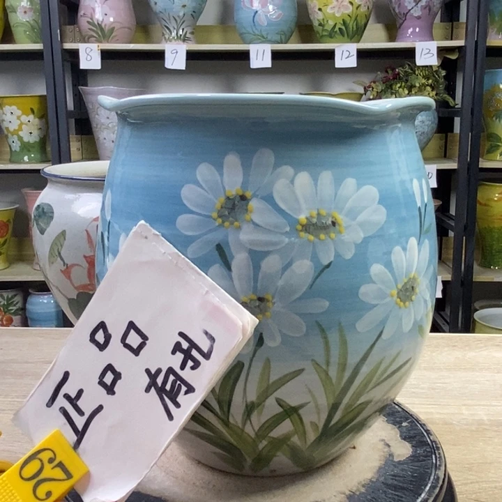景德镇高温陶瓷花盆
