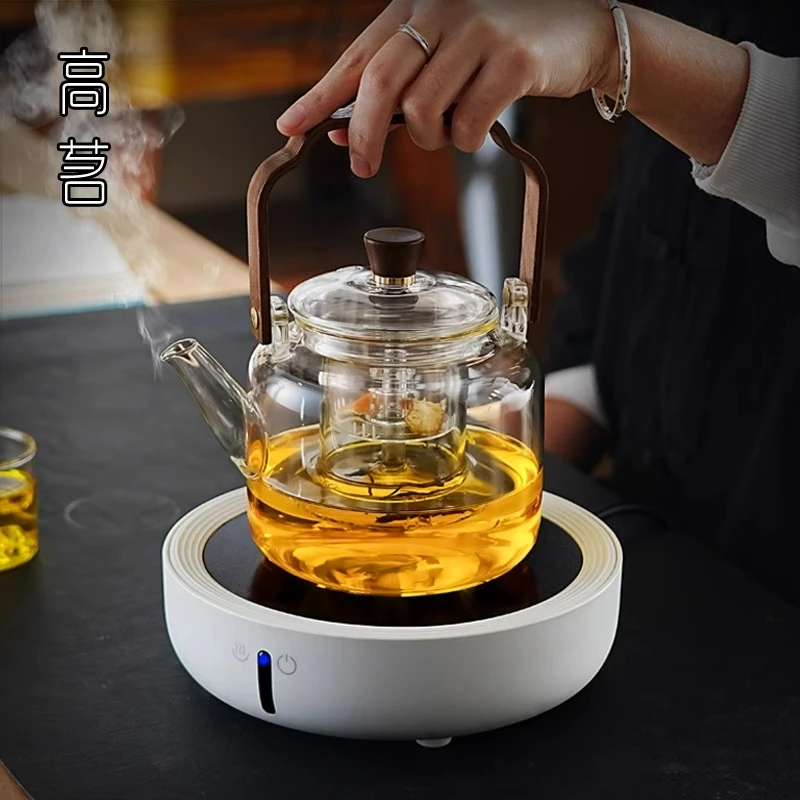 电陶炉煮茶壶2024新款玻璃泡茶壶家用耐高温提梁煮茶器茶具烧水壶