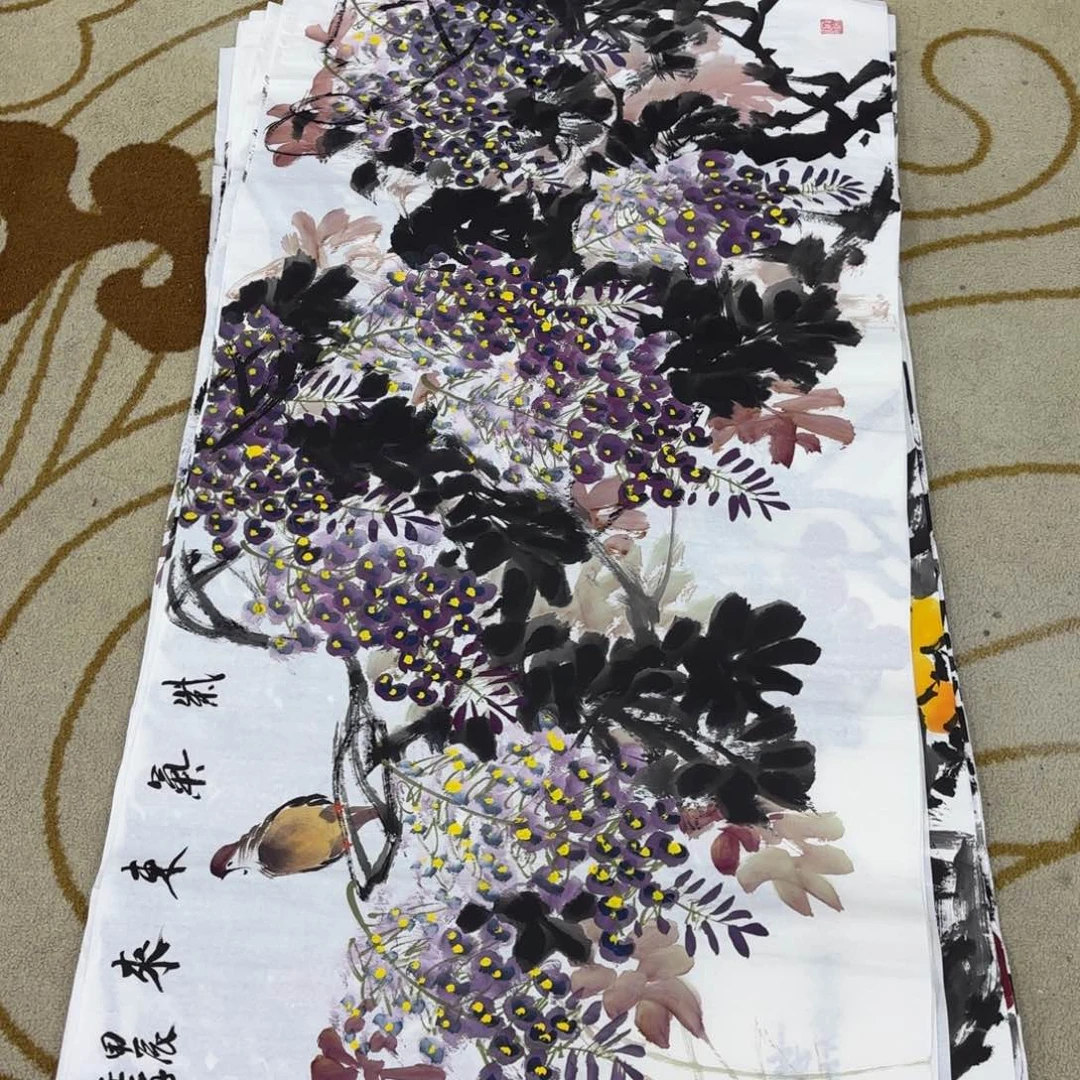 国画王孝华四尺李欣主播