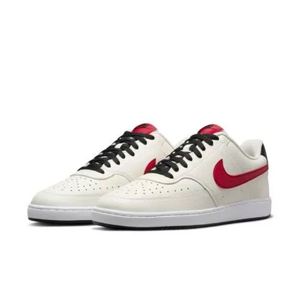 耐克官方正品男子低帮米白红休闲板鞋DM1187-101