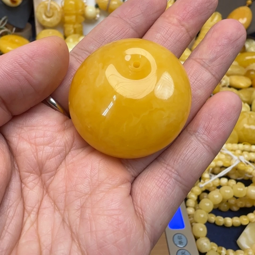 蜜蜡未镶嵌颈饰天然蜜蜡