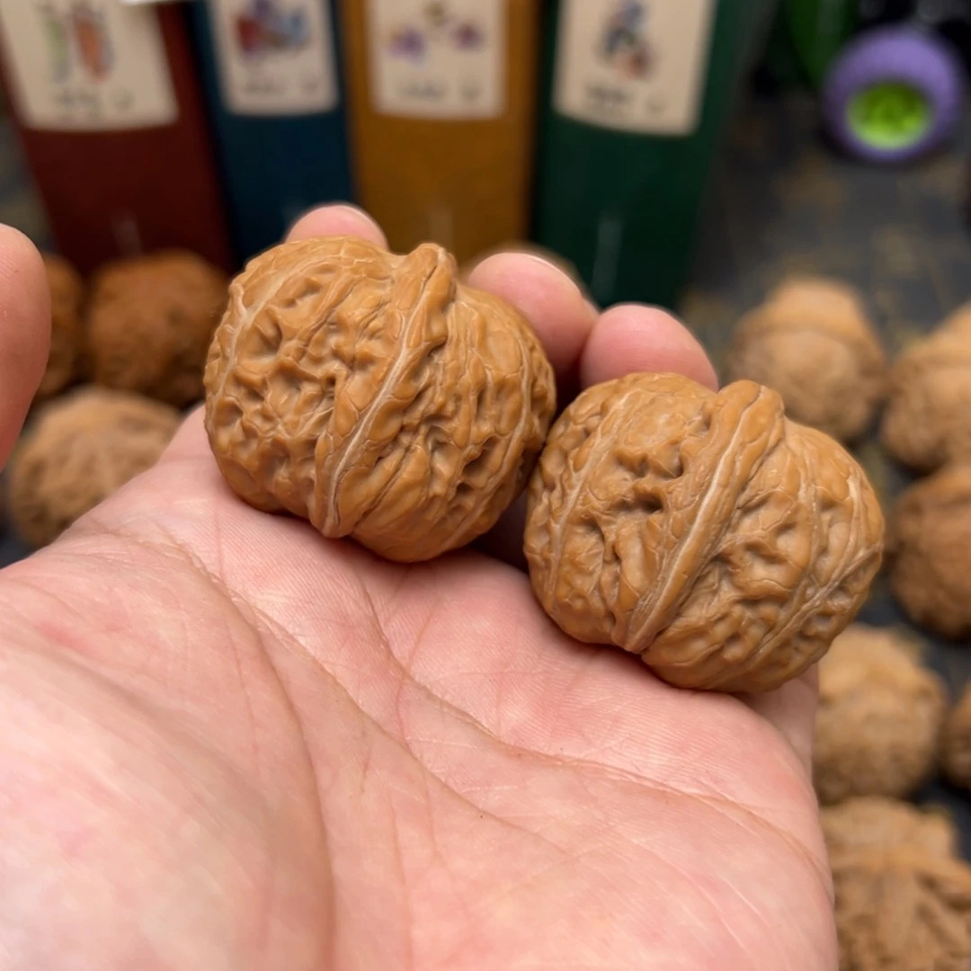 文玩核桃把件39平谷元宝全品