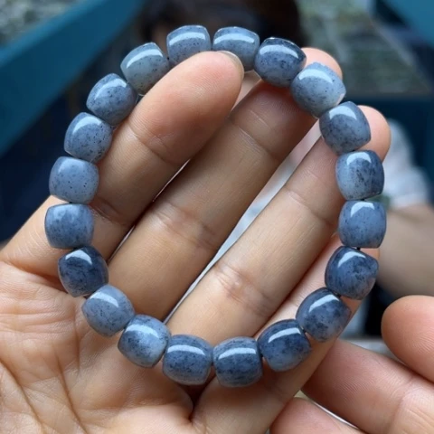 未镶嵌手串和田玉青花10