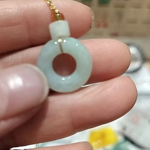 翡翠未镶嵌颈饰天然缅甸翡翠A货吊坠