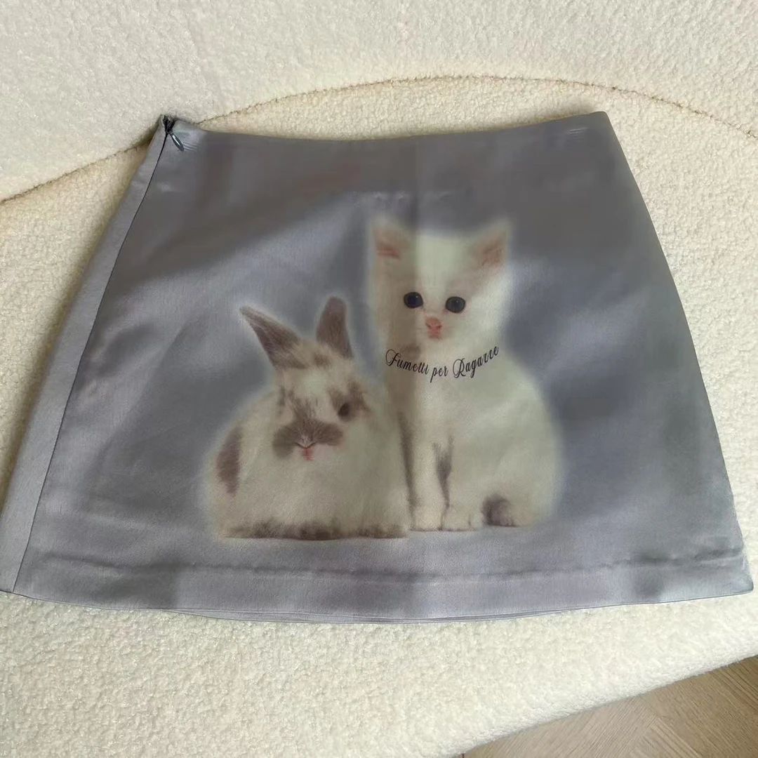 NFSF「家豪自营」夏季新款时尚猫咪半裙   FUA606021