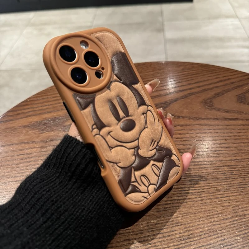 托脸米奇米老鼠适用于苹果16promax手机壳15保护套14全包13女