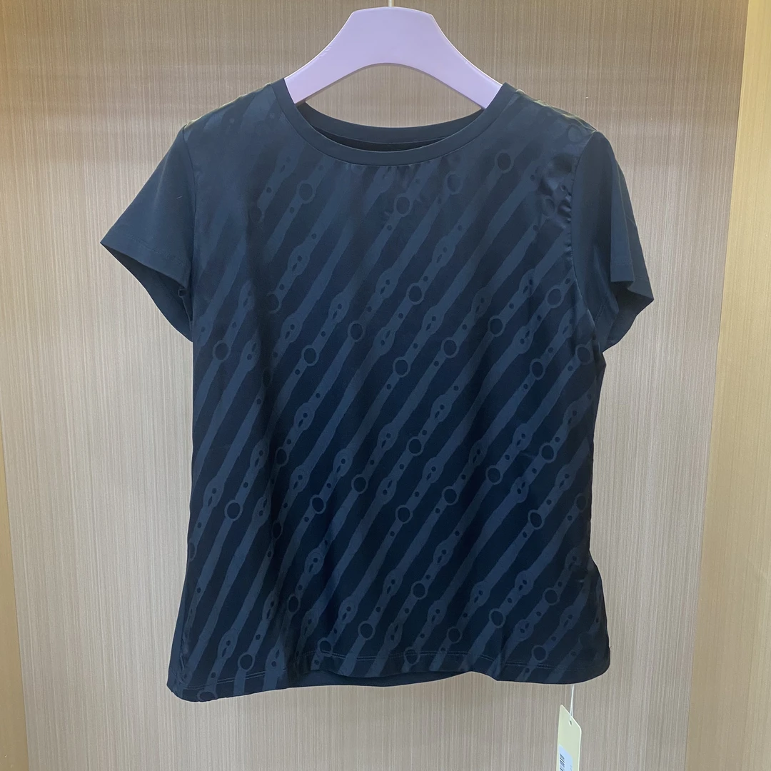 【LJWM】桑蚕丝AB面T恤 8968T