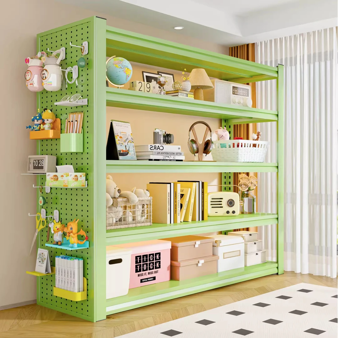 【绿色无醛】置物架洞洞板书架客厅家具用品卫生间置物架厨房置物架