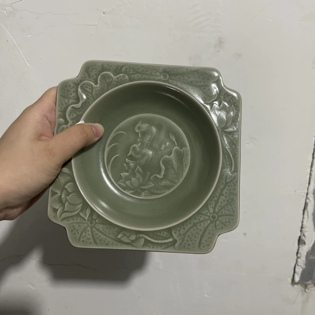 【北鱼】北鱼专属 小青雅 鸳鸯戏水壶茶 老豆青