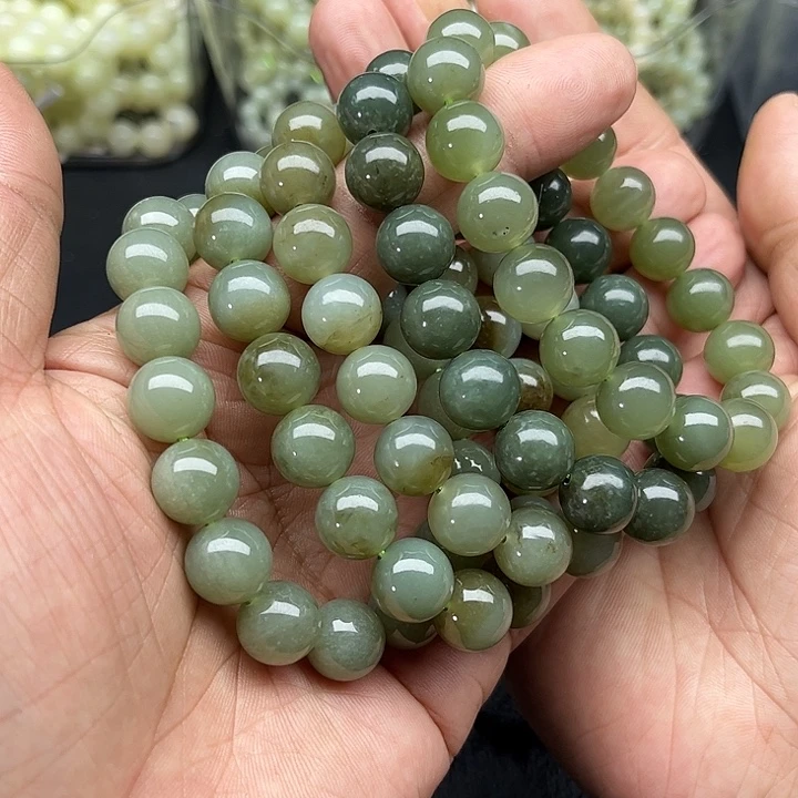 和田玉未镶嵌颈饰新疆和田玉且末蓝糖卡12