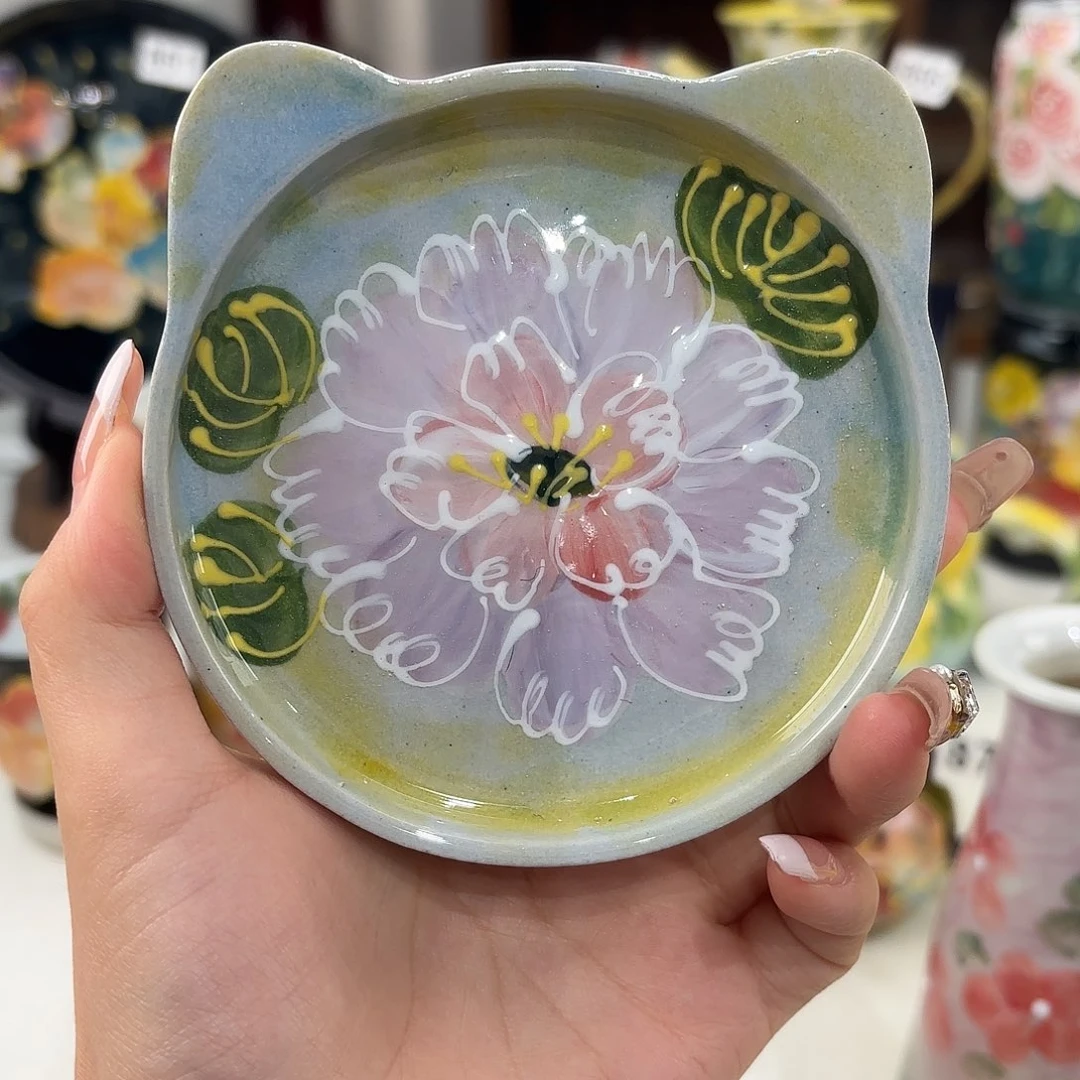 景德镇手绘高温釉下彩陶瓷茶具