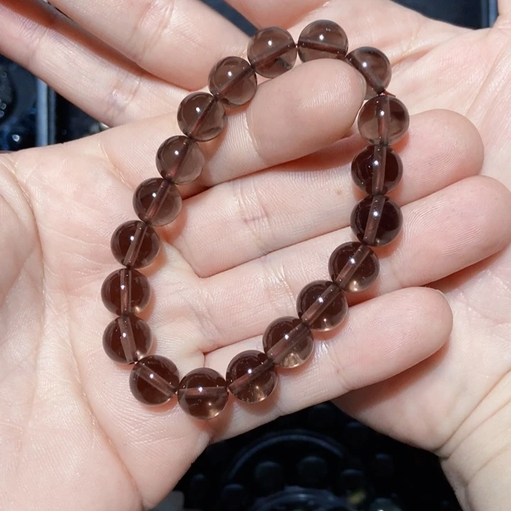 黑曜岩手串未镶嵌T****好