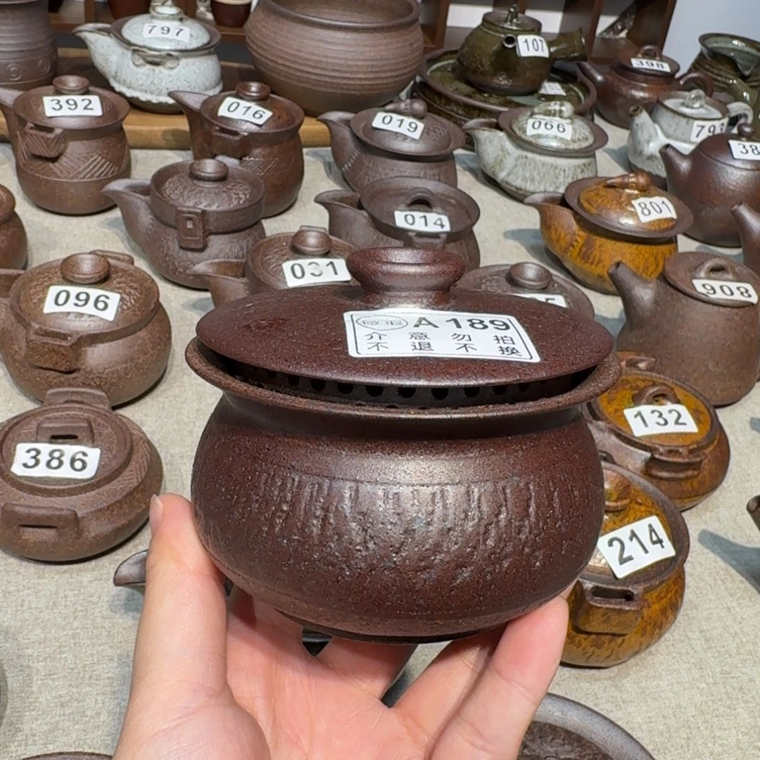 粗瓷茶具素色盖碗