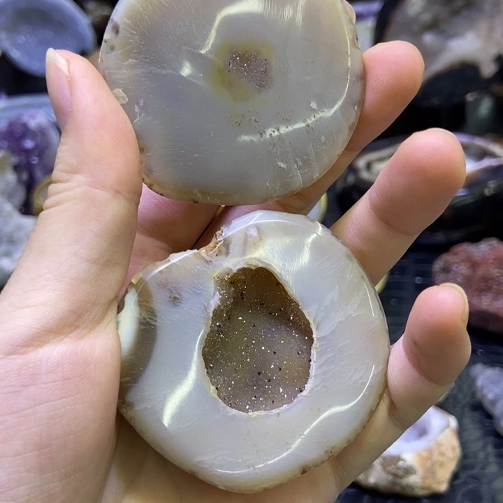未镶嵌珠宝半成品水晶聚宝盆