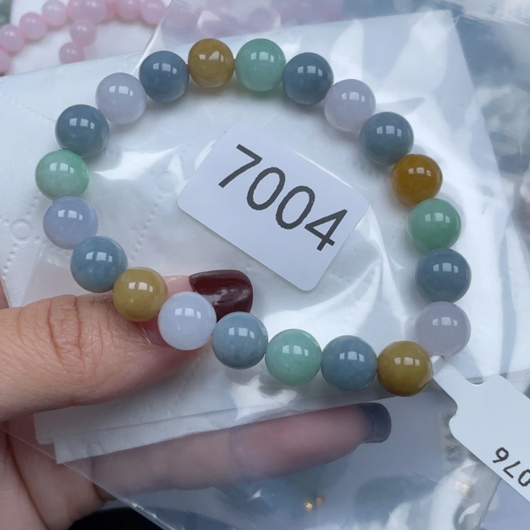 翡翠手链未镶嵌玲***3纯天然货a货缅甸翡翠包邮