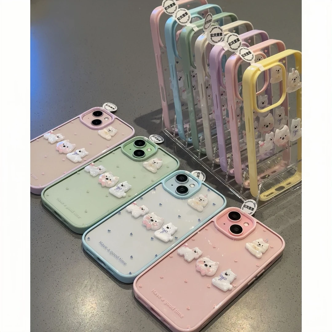 欧克里里立体修勾合集亚克力适用苹果16promax手机壳15/14软13/12