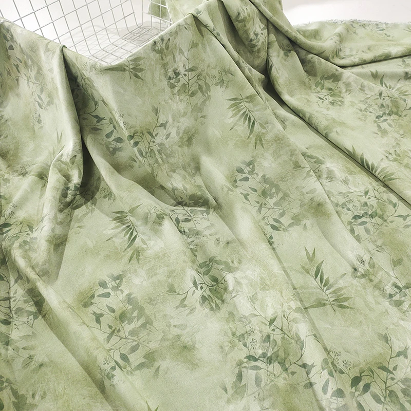 摇曳/若夏 精品软府绸棉绸布料 夏季凉爽人造棉绵绸 服装裙子面料