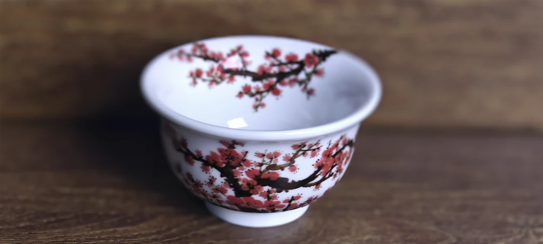 【忠意堂】釉下彩梅花