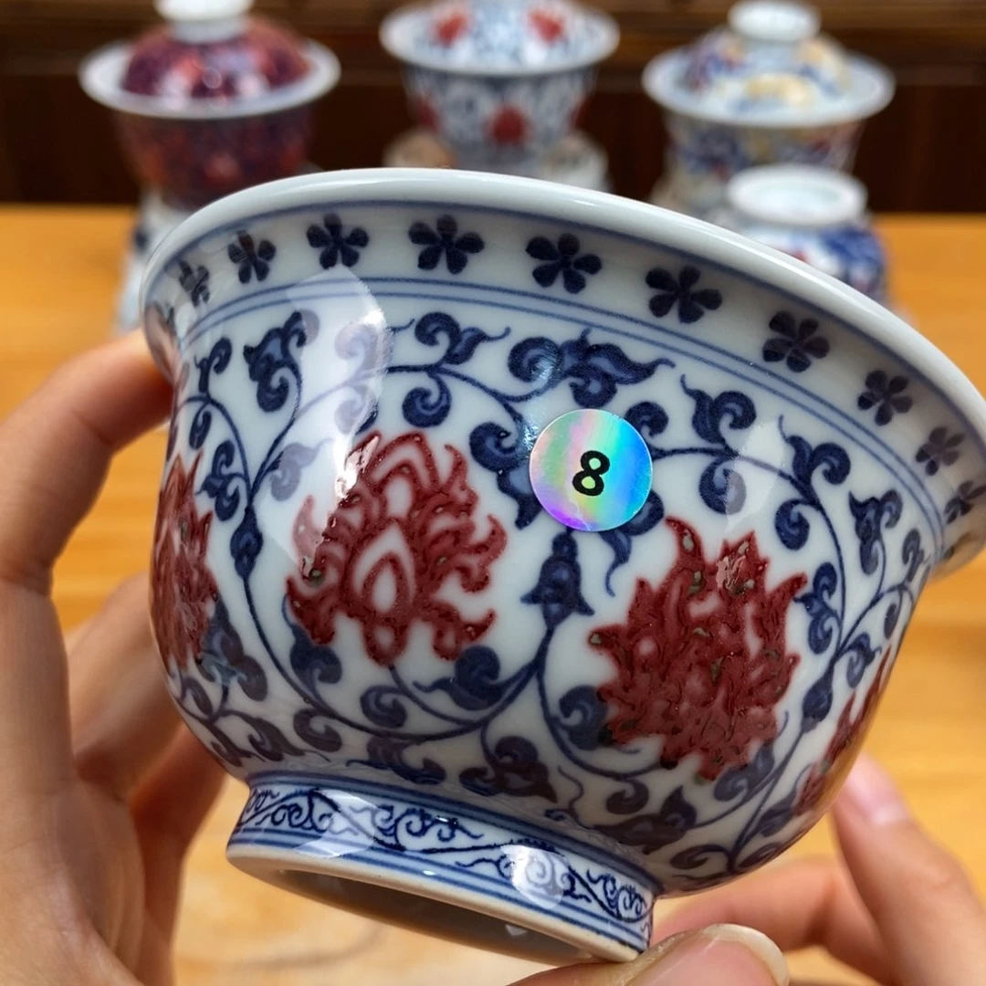 手绘现代茶具非古董