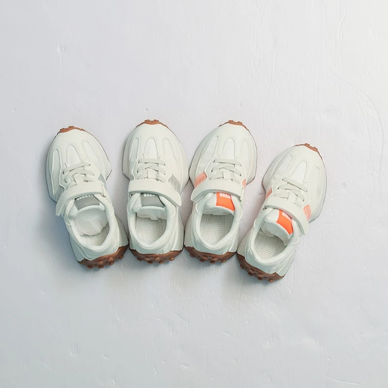 小白鞋透气男春秋女童运动风女小童板鞋运动鞋4137016780