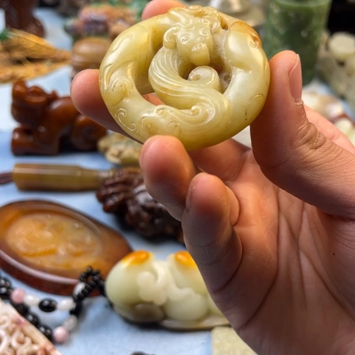 其他陶精品手把件摆件