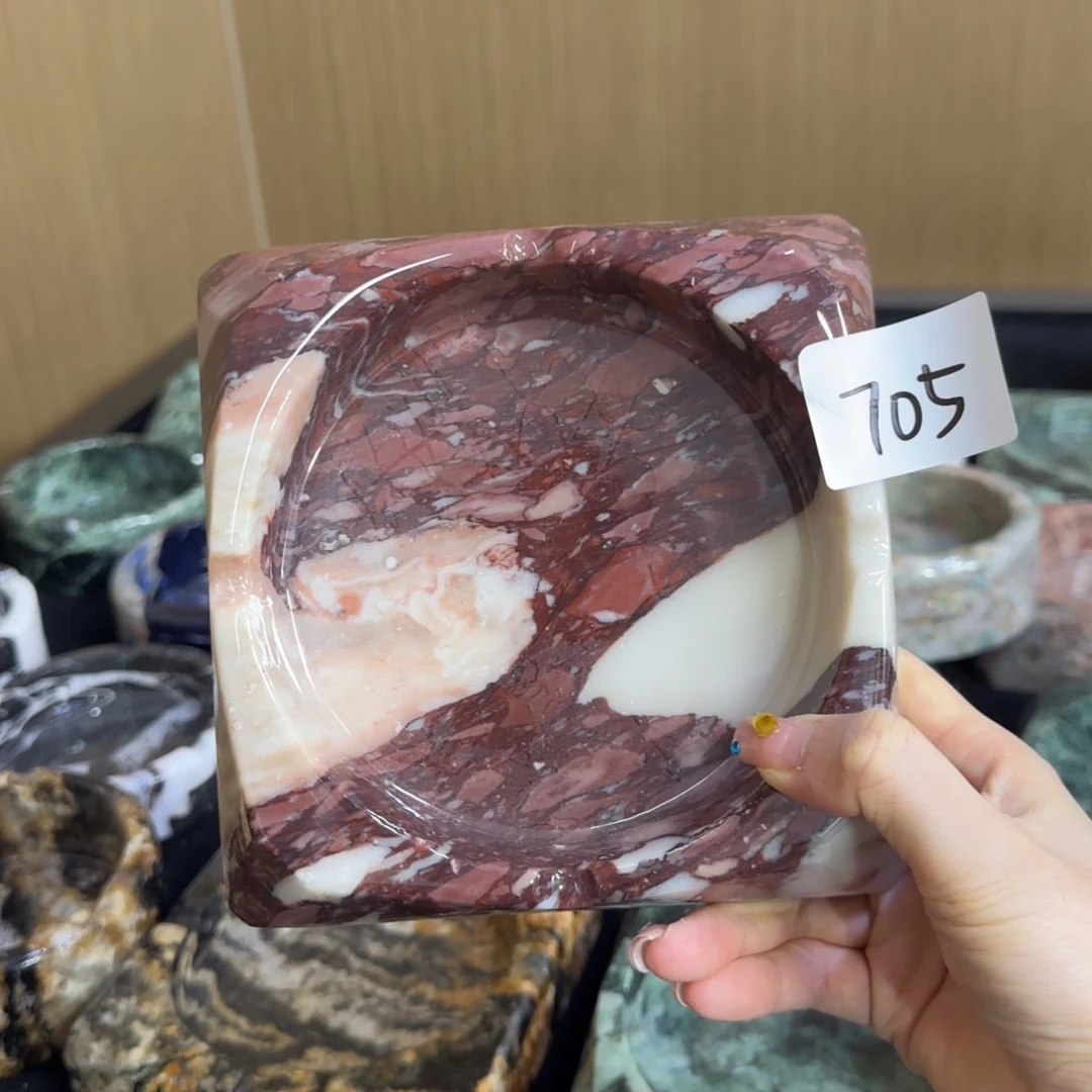 石材宝格丽紫烟灰缸705