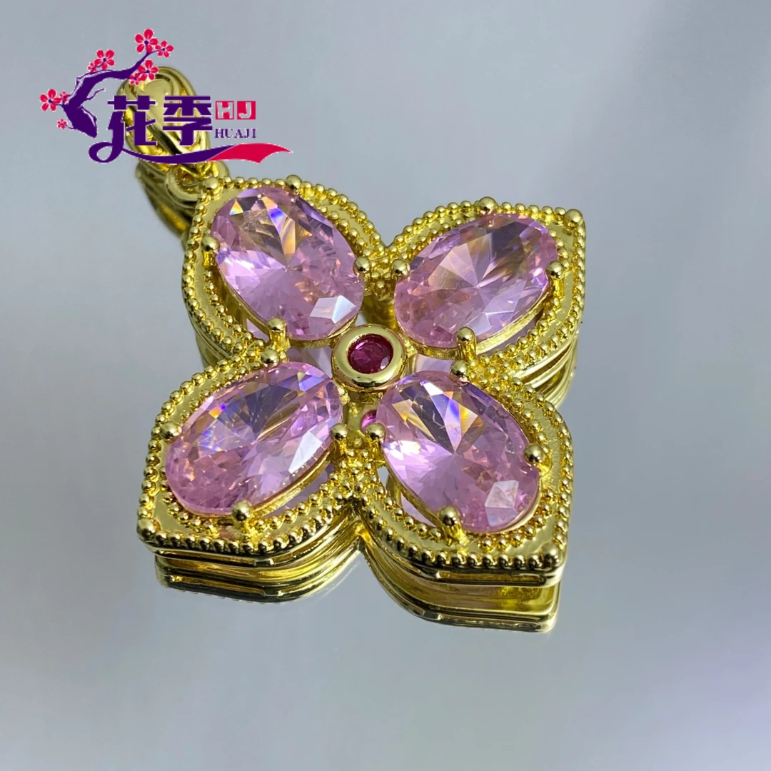 【花季】 原创干枯玫瑰强荧光吊坠ML152