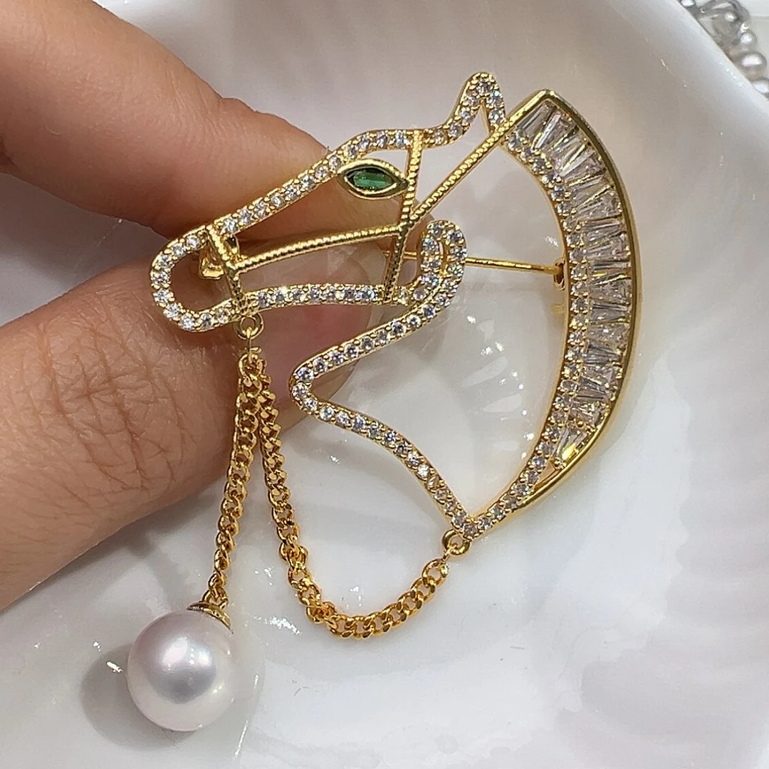 淡水珍珠耳饰银S925镶嵌