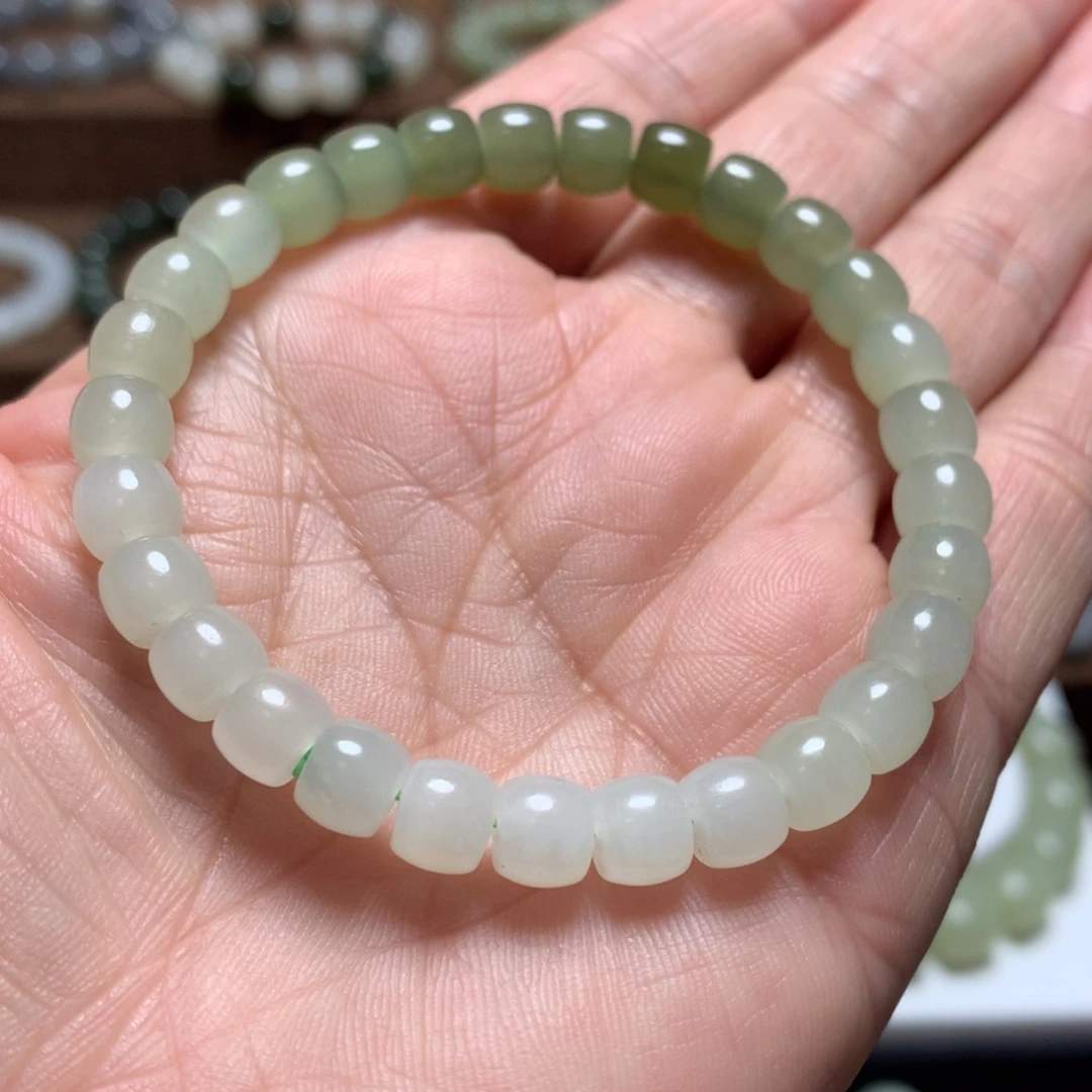 和田玉未镶嵌手链