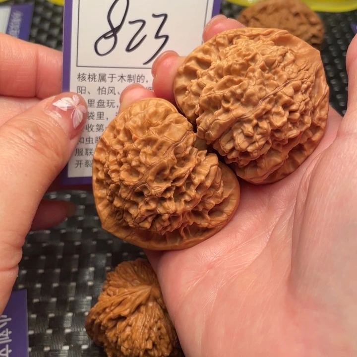 文玩核桃把件49官帽823