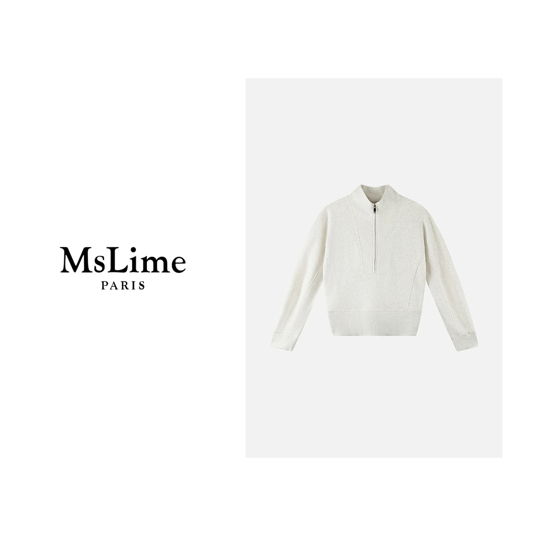 王嬛嬛MsLime24年新款时尚休闲气质卫衣 HC2C1414