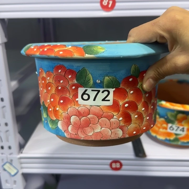 红陶内口径17左右