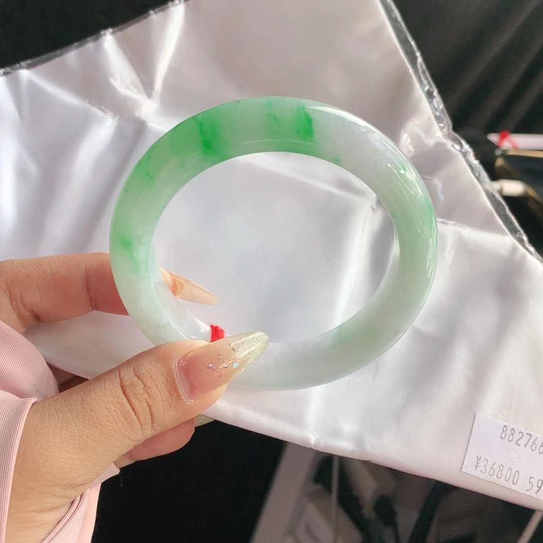 未镶嵌手镯翡翠59 天然缅甸a货翡翠2766