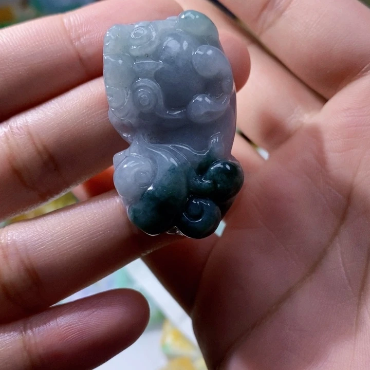 a***_定制翡翠未镶嵌翡翠貔貅