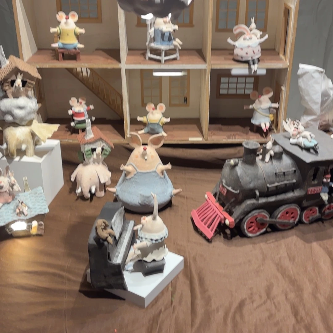 摆件陶可爱的鸭鸭鸭鸭