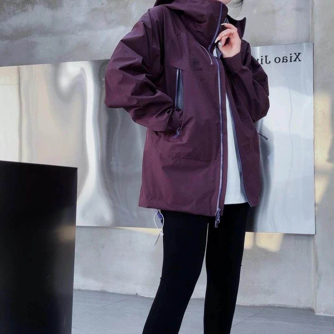 大厂溯源石头尼龙硬壳男女同款休闲防水透气冲锋衣户外运动硬壳