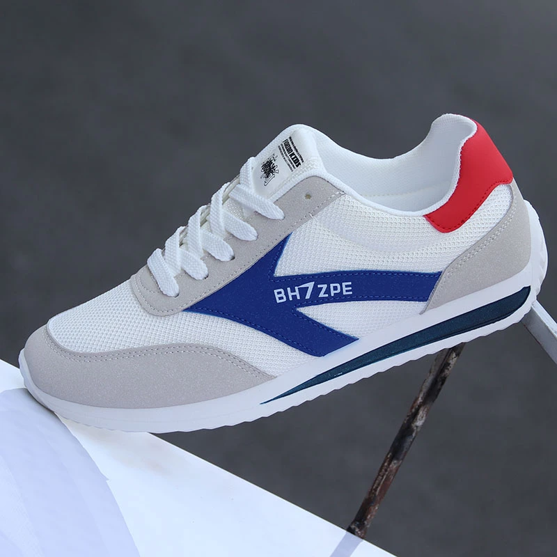 男鞋新款春季韩版潮流运动鞋防臭网面休闲板鞋男学生轻便跑步潮鞋