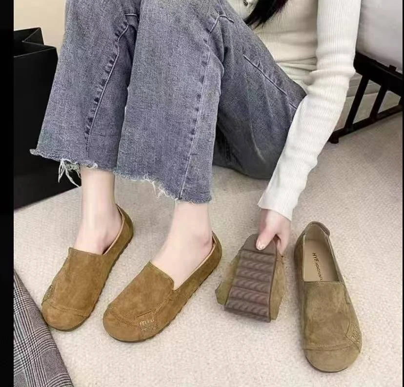 春季新款踩屎感勃肯鞋软底厚底女鞋小单鞋7286