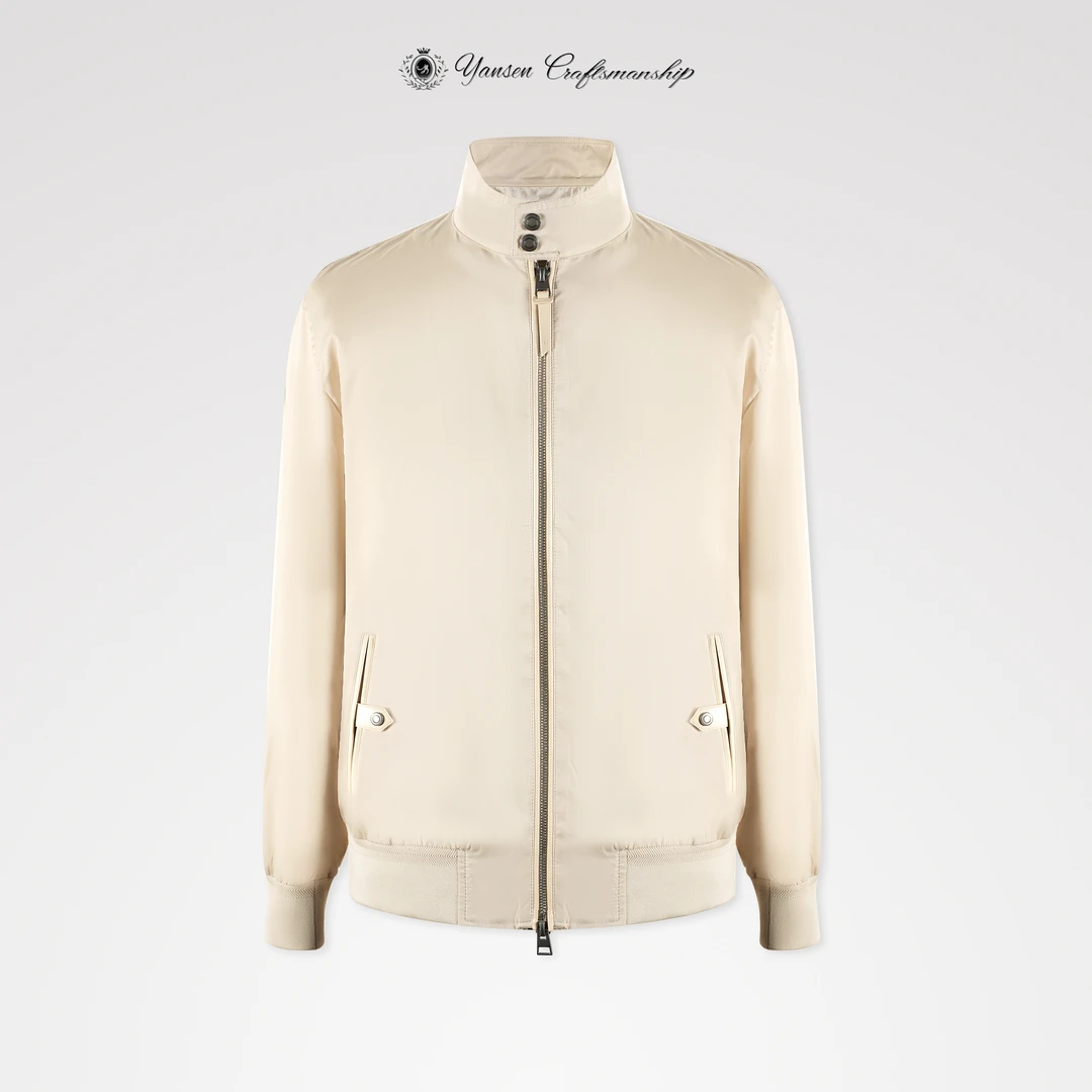 【黑标系列】TF同款高密尼龙面料经典哈灵顿立领简约百搭夹克 8607