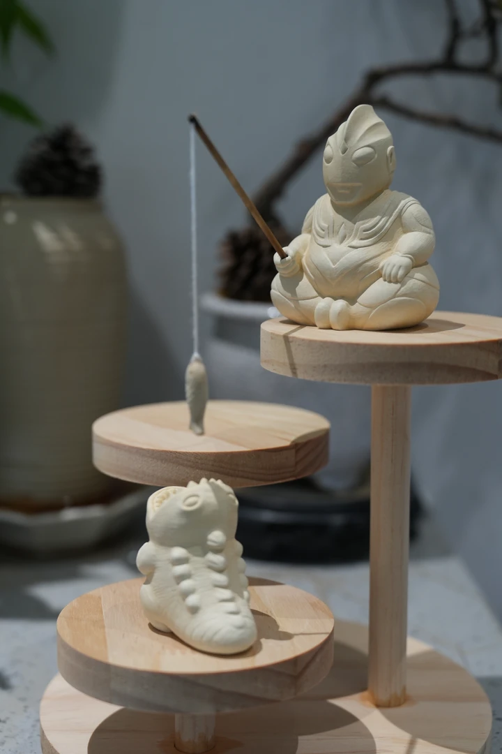 邹邹diy茶宠 茶玩奥特曼和小怪兽