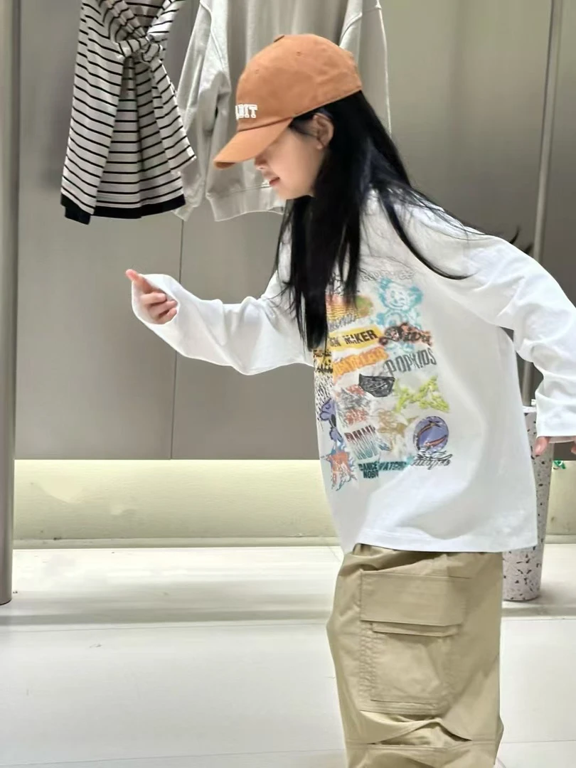 &苏珊&2025新款涂鸦款大版型T恤32512