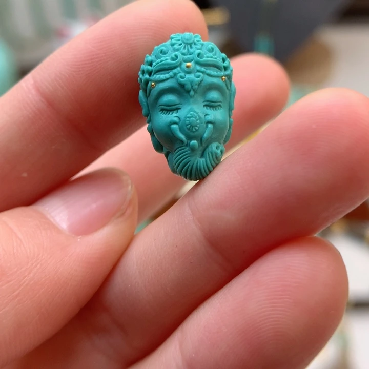 绿松石绿松石配饰未镶嵌