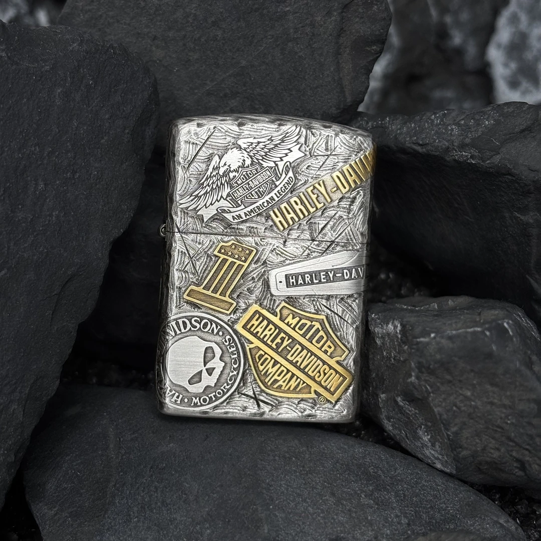 ZIPPO打火机  哈雷11章 162盔甲煤油打火机 DYJ1