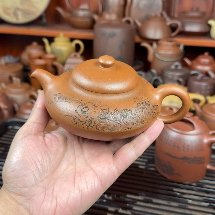 茶壶紫砂微瑕容量350