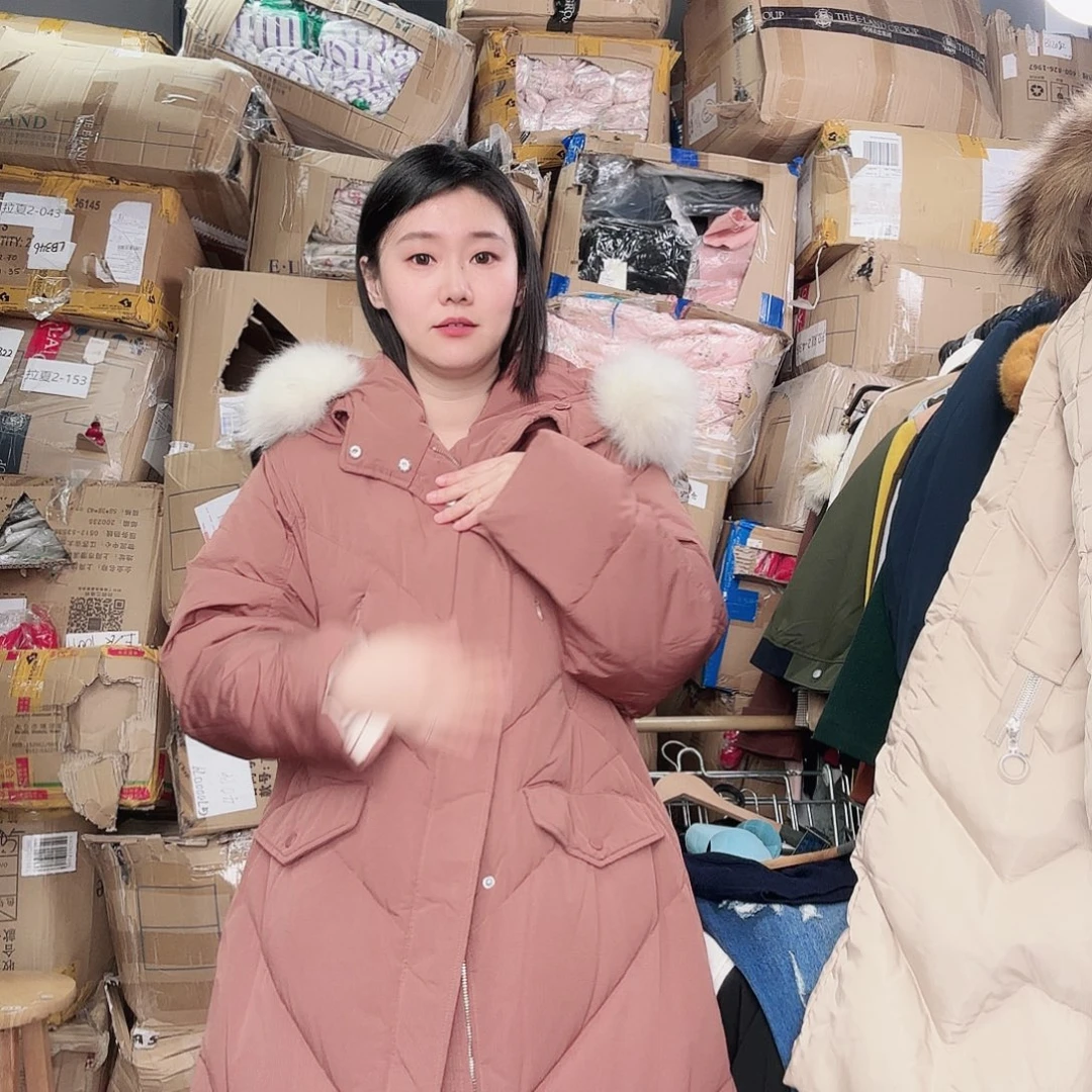 砖红色165码羽绒服