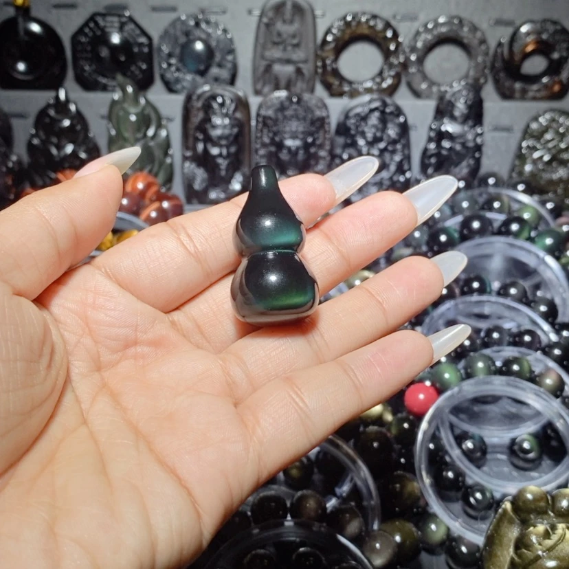 【闪购商品】黑曜岩颈饰未镶嵌小**