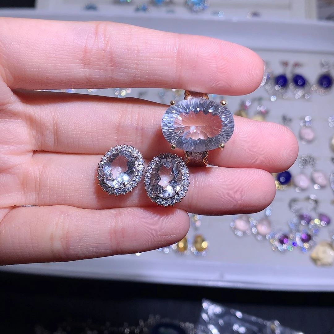 银S925镶嵌戒指紫晶