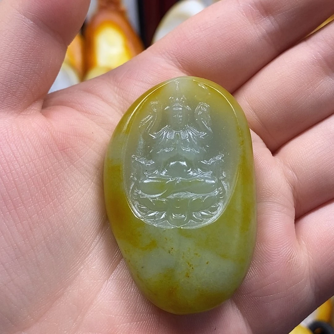 和田玉未镶嵌颈饰大**参