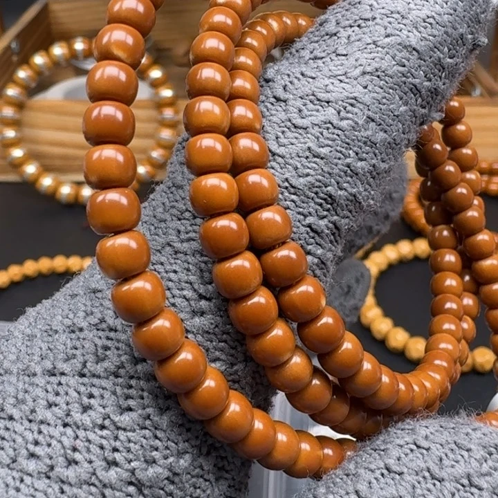 B***b橄榄核手串/手链5.2老挝极限弧核尖108