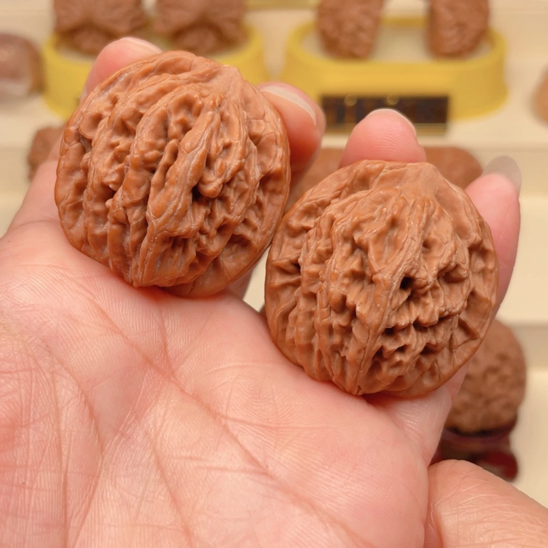 把件文玩核桃爆肉狮虎兽37